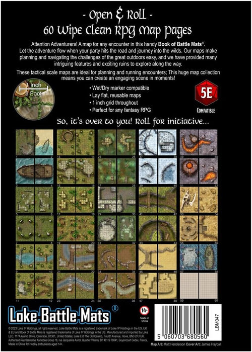 Big Book of Battle Mats Wilds, Wrecks & Ruins