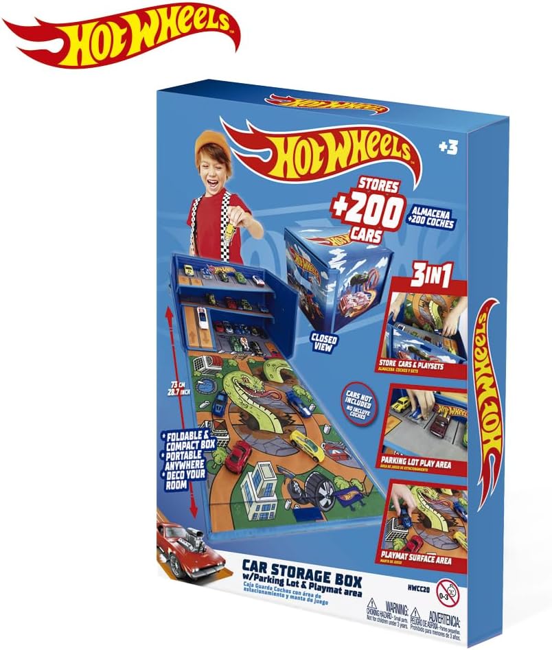 Hot Wheels Flex Cube Playmat Garage Storage
