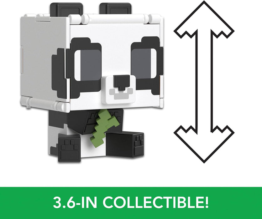 Mattel Minecraft Flippin’ Figs Figures Collection with 2-in-1 Fidget Play, 3.75-in Scale, Large Heads & Pixelated Design (Characters May Vary), HTL48