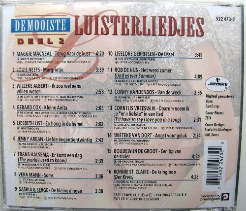 De Mooiste Luisterliedjes Deel 2