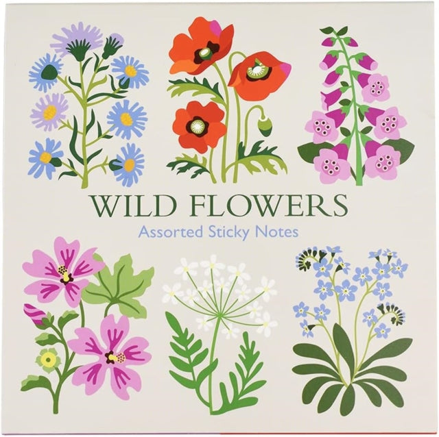 Sticky Note Set Wild Flowers