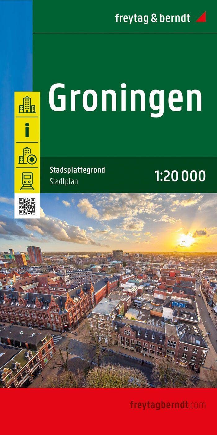 Groningen: Stadsplattegrond schaal 1 : 20.000 (F&B Stadsplattegrond NL