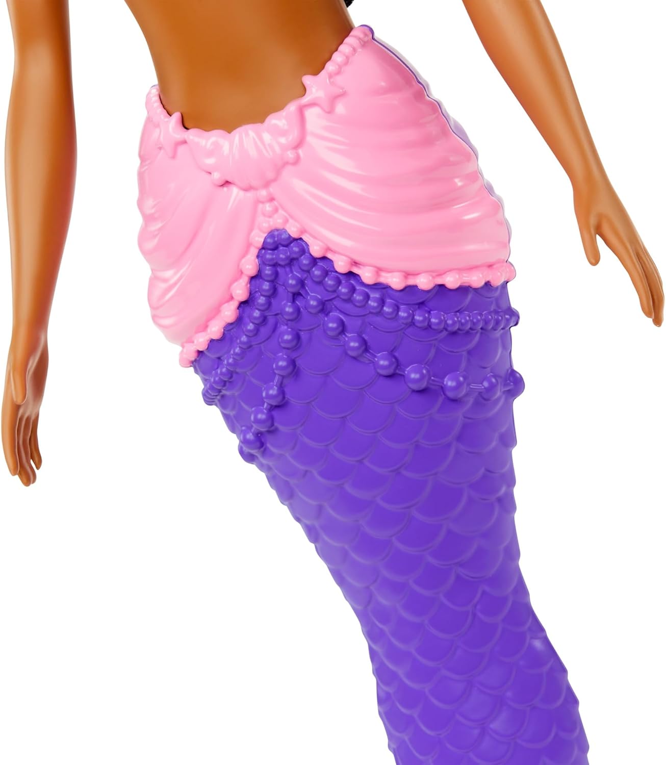 Barbie Fantasía Muñeca Sirena Aleta Morada con Rosa