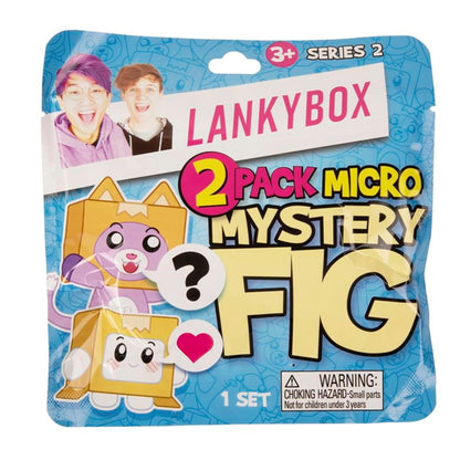 LankyBox 22202 Mystery Micro 2 Pack, Series 2, Collectible Mini Figures, Ultra-Rare Editions, Officially Licensed Merch-STYLES MAY VARY