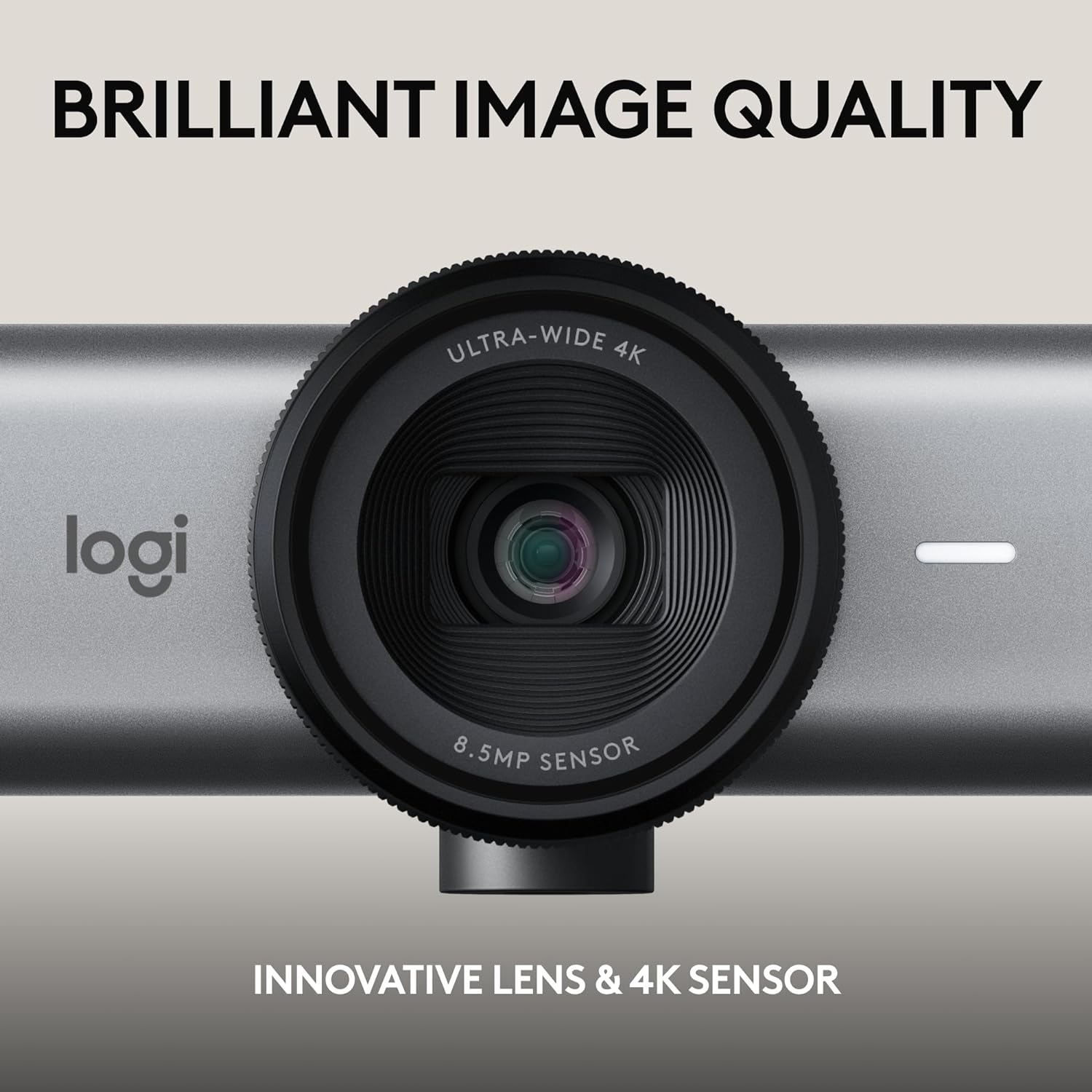 Logitech MX Brio 705 for Business 4K Webcam with Auto Light Correction, Ultra HD, Auto-Framing, Show Mode, USB-C, Works with Microsoft Teams, Zoom, Google Meet - Graphite