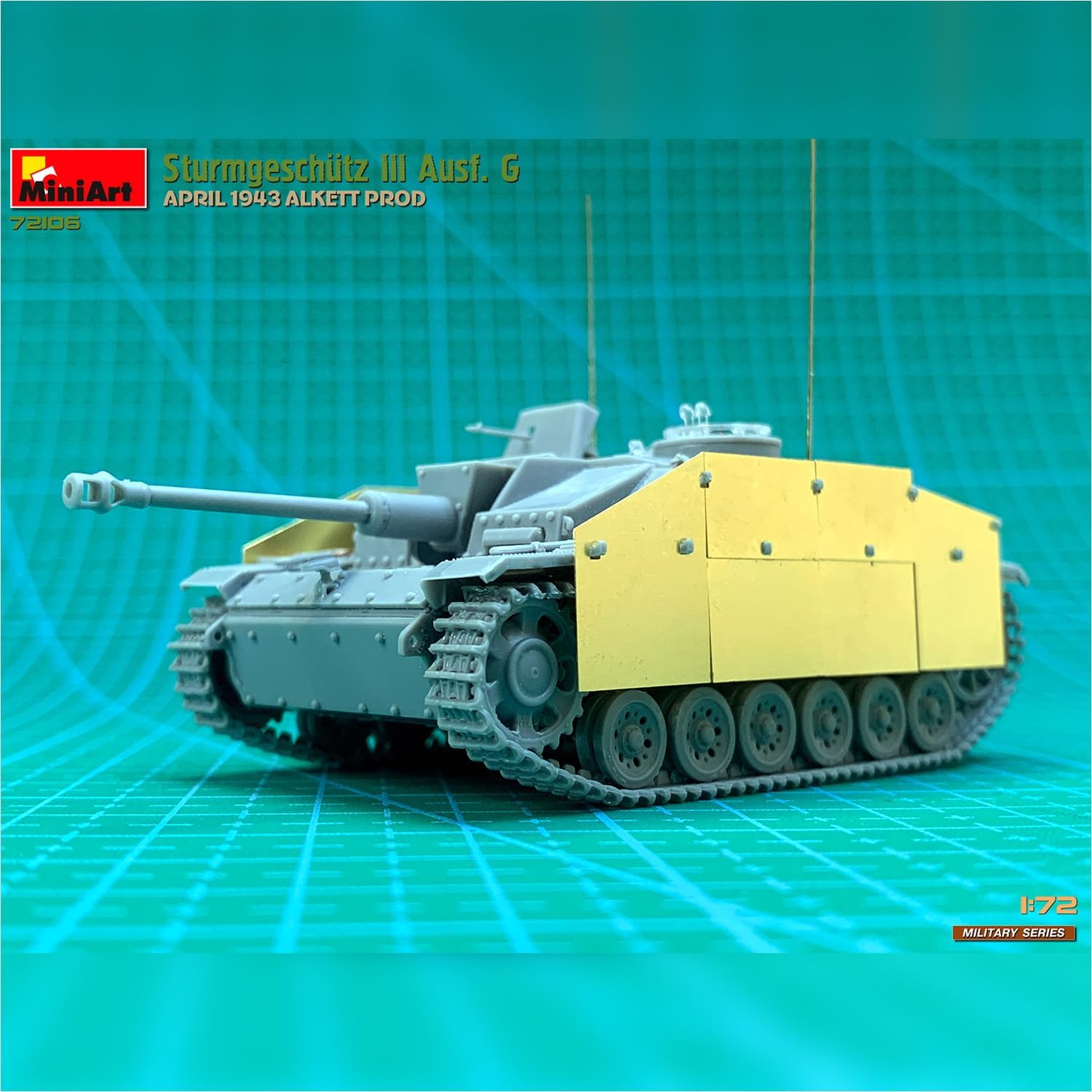 Miniart MIN72106 Scale Model kit, Molded Color