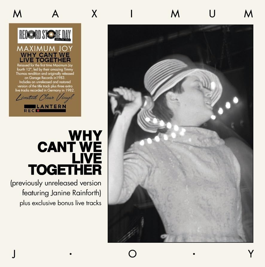 Maximum Joy Why Can't We Live Together (Vinyl LP 12") Clear  RSD 2024