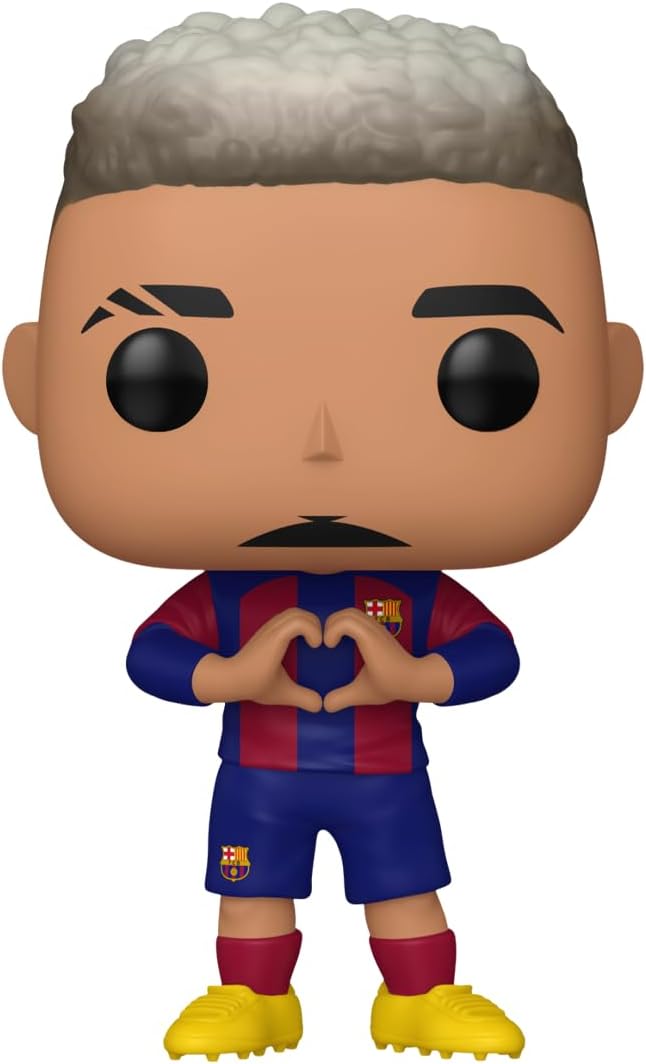 Funko POP! Football: Barcelona - Raphinha - Barcelona FC - Collectable Vinyl Figure - Gift Idea - Official Merchandise - Toys for Kids & Adults - Sports Fans