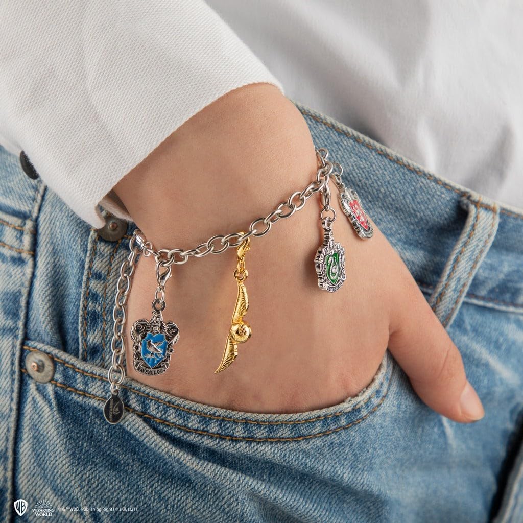 Set de 2 Charms Quidditch (Snitch Dorada y escoba