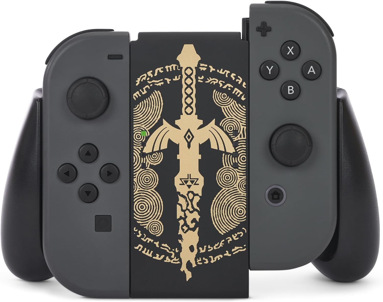 PowerA Joy-Con Comfort Grip for Nintendo Switch - OLED Model, Nintendo Switch and Nintendo Switch Lite - Decayed Master Sword, Game Controller, Gamepad, Nintendo Switch Lite, Officially Licensed