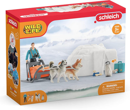 schleich WILD LIFE Antarctica-expeditie, vanaf 3 jaar, 42558 - Speelsets, 19 Onderdelen