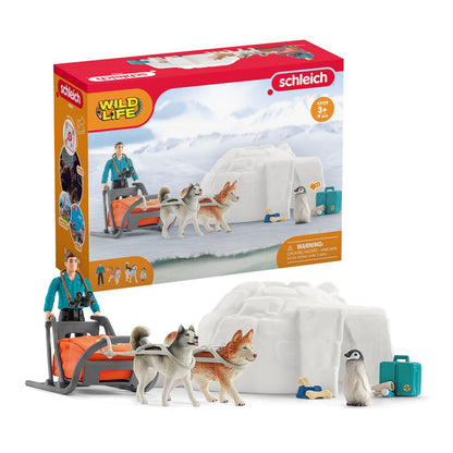 schleich WILD LIFE Antarctica-expeditie, vanaf 3 jaar, 42558 - Speelsets, 19 Onderdelen