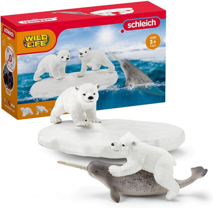 SCHLEICH 42531n Polar Playground Wild Life Toy Playset for children aged 3-8 Years