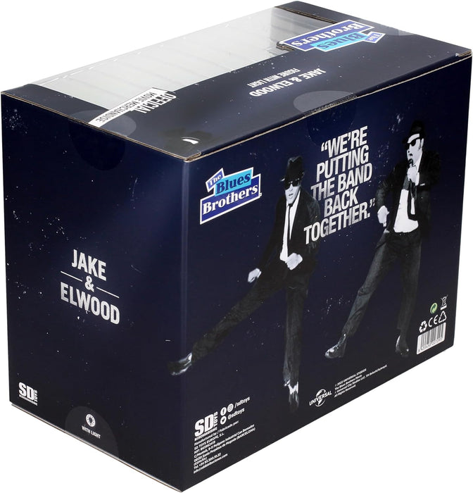 SD TOYS The Blues Brothers Jake y Elwood Cantando Figura 18 cm con Luz, Multicolor, Mediano (SDTUNI22729