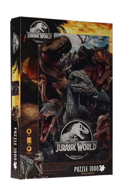 REDSTRING RS531139 Puzzle 1000 pieces Jurassic World Compo Various, Multicoloured, One Size