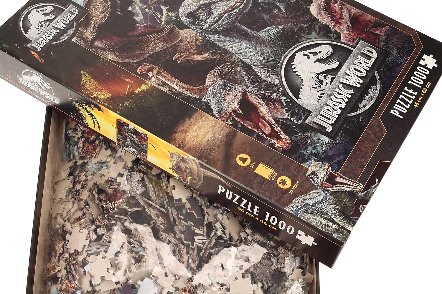 REDSTRING RS531139 Puzzle 1000 pieces Jurassic World Compo Various, Multicoloured, One Size