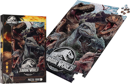 REDSTRING RS531139 Puzzle 1000 pieces Jurassic World Compo Various, Multicoloured, One Size