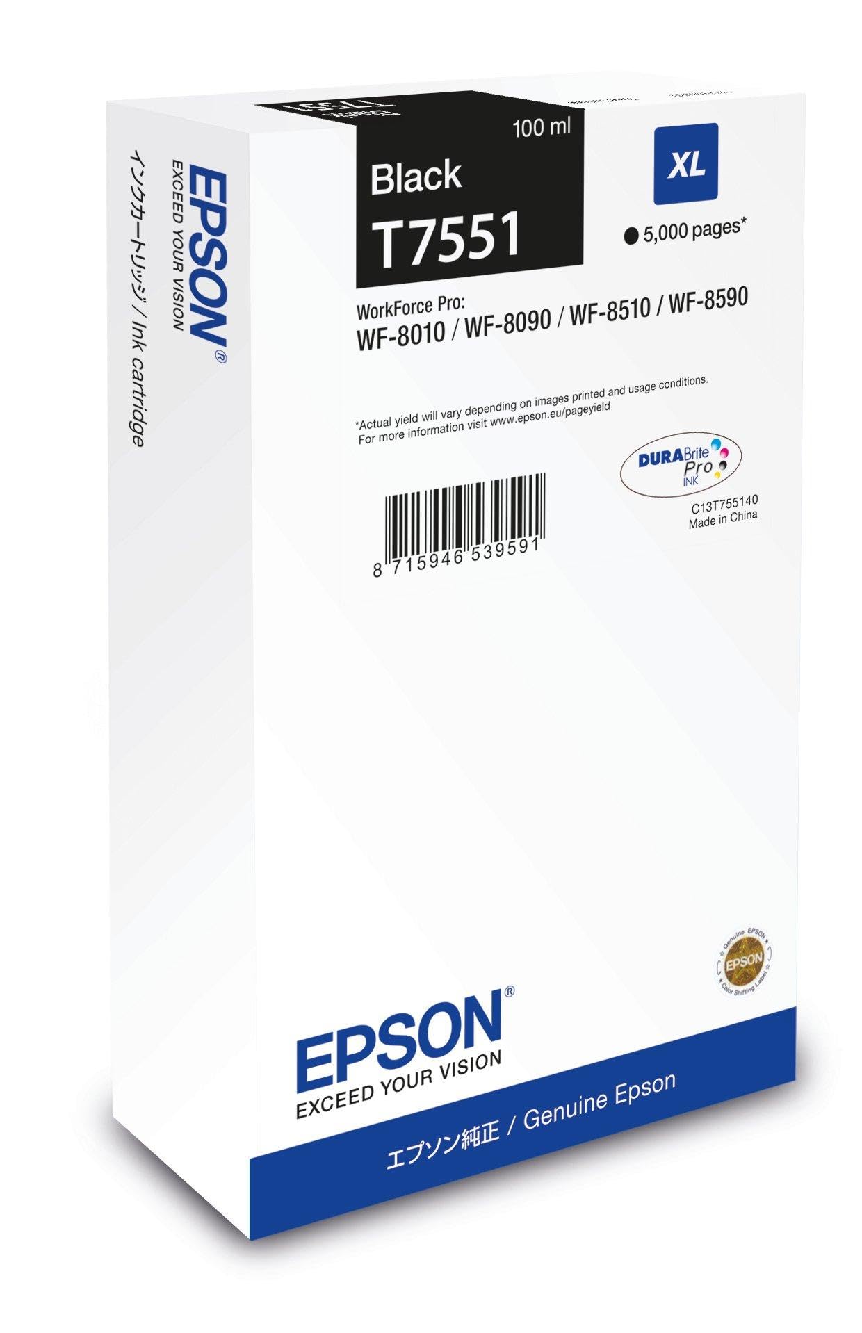 WF-8xxx Series Ink Cartridge XL Black