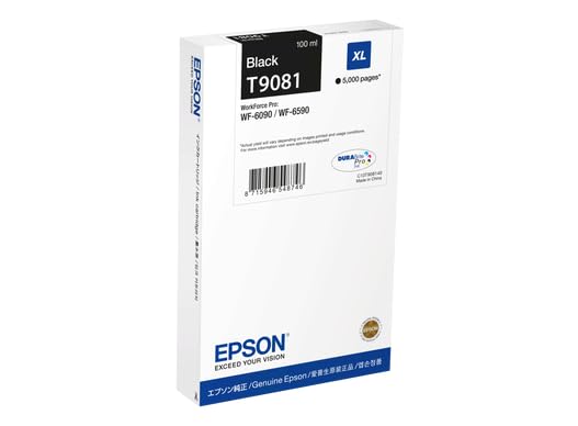 Epson Black Ink Cartridge 5K Pages -  C13T90814N