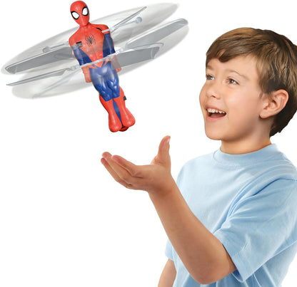 Character Options 08132 Spiderman Heroes Hover 'N' Spin Spider-Man with Real Flying Action