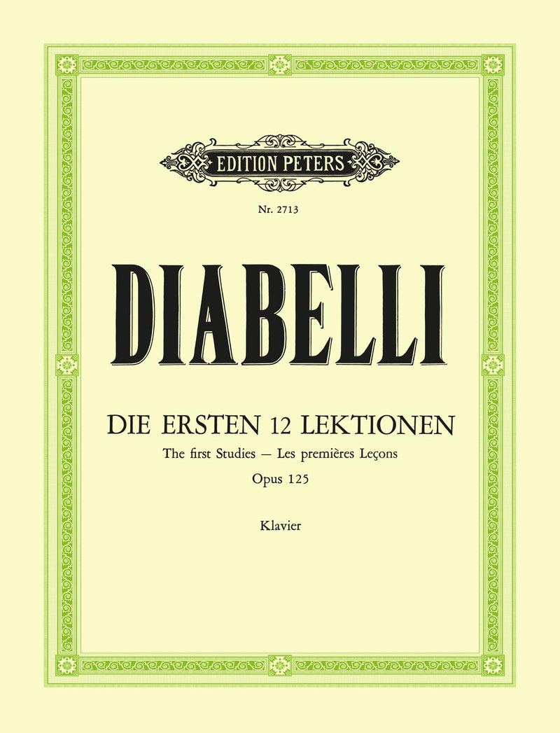 Diabelli: First Studies Op.125 (Piano Solo) (EP2713