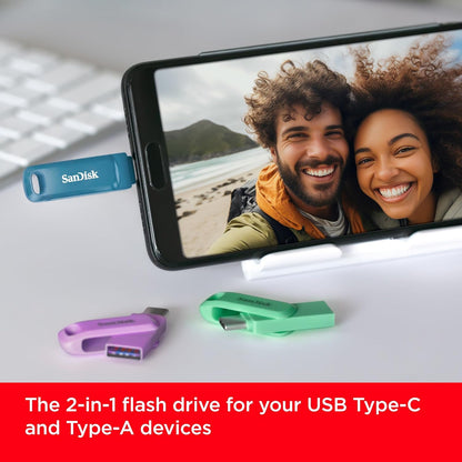 SanDisk 512GB Ultra Dual Drive Go, USB Type-C Flash Drive, up to 400 MB/s, with reversible USB Type-C and USB Type-A connectors, for smartphones, tablets, Macs and computers