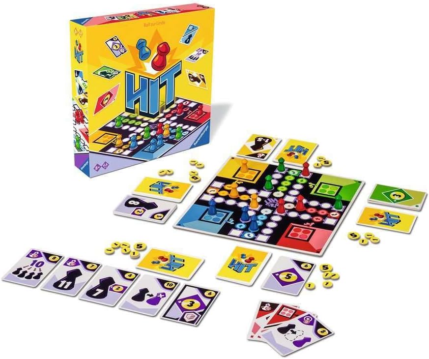 Ravensburger HIT Deck Building Strategy Game for Adults and Kids Age 8 Years Up - New 2024, Black