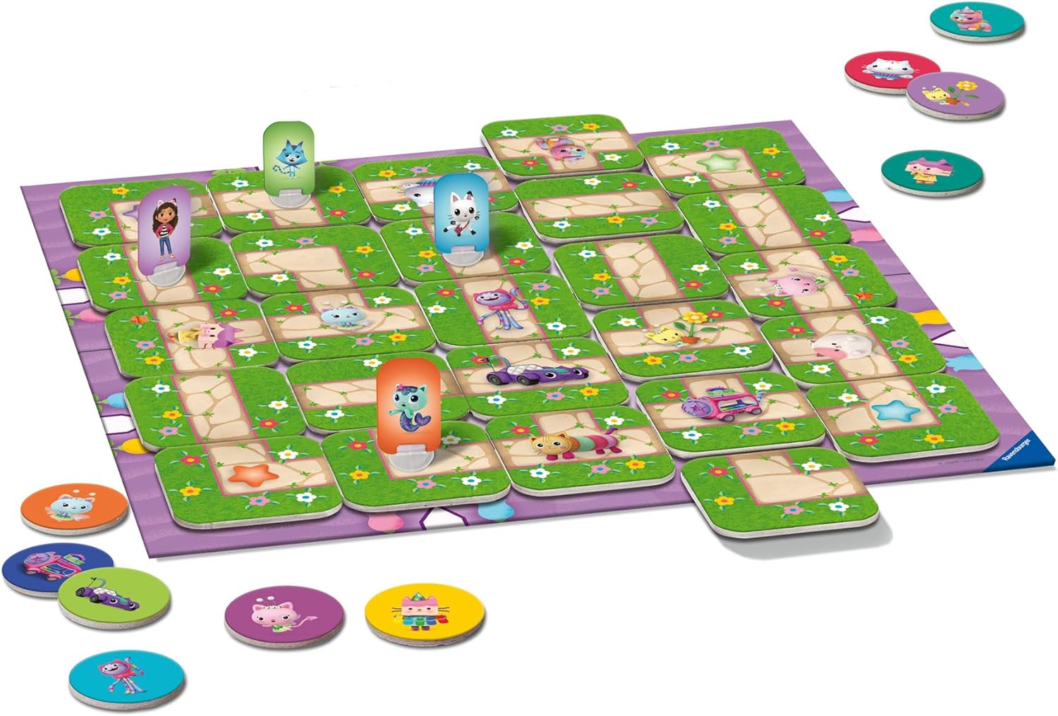 Ravensburger Gabby's Dollhouse Labyrinth Junior Moving Maze Board Game for Kids Age 4 Years Up - New 2024