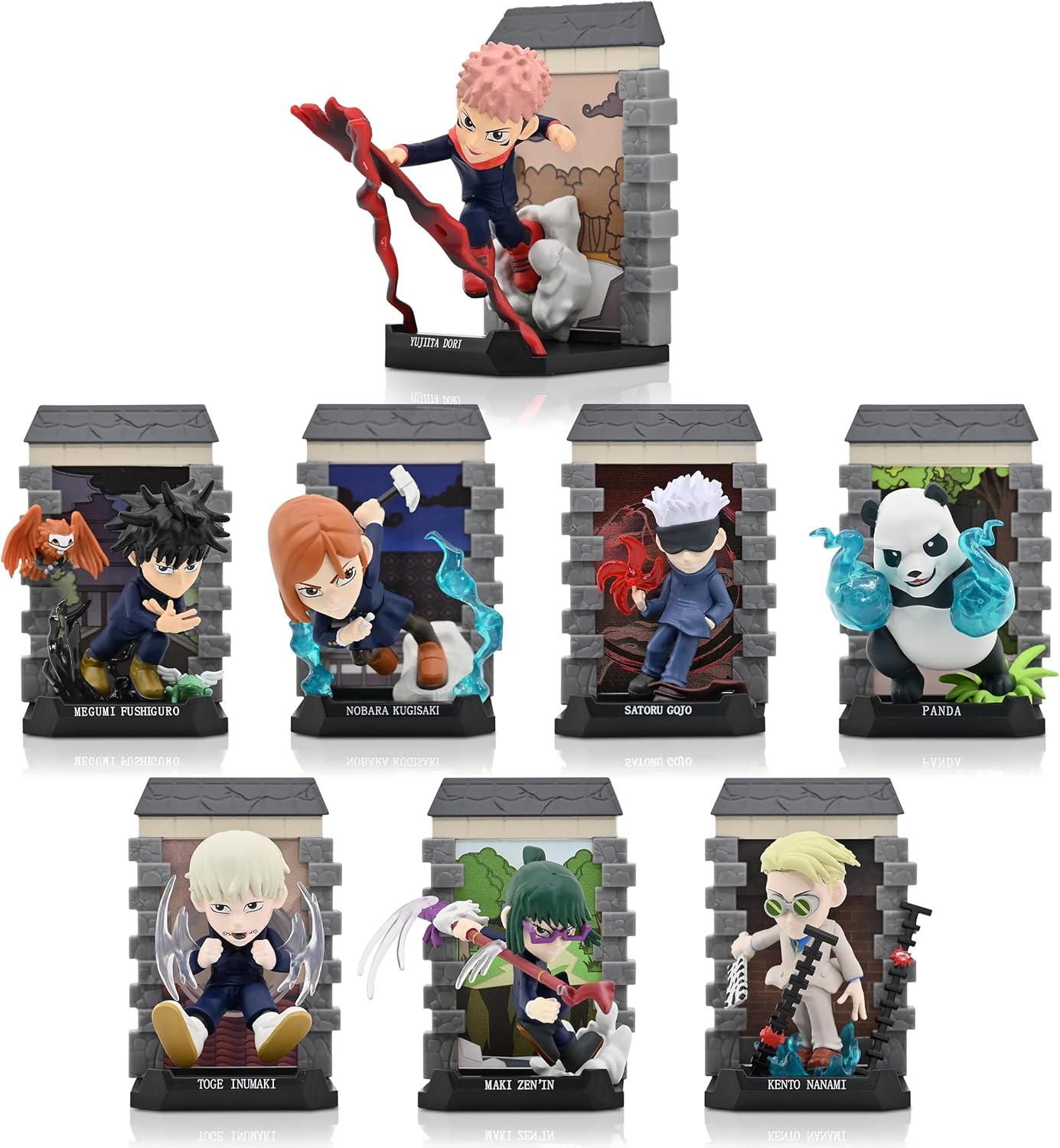 YuMe Jujutsu Kaisen Mystery Capsules, One Supplied, Character Will Vary, Official Collectible JJK Characters
