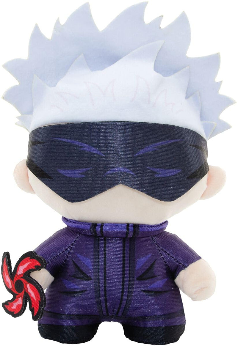 YuMe DZNR Jujutsu Kaisen Jouet en peluche – Satoru Gojo Hero Box Collectable de 13 cm | Marchandise sous licence Crunchyroll | Cadeau pour enfants, adultes et fans de manga | Obtenez les 4 peluches