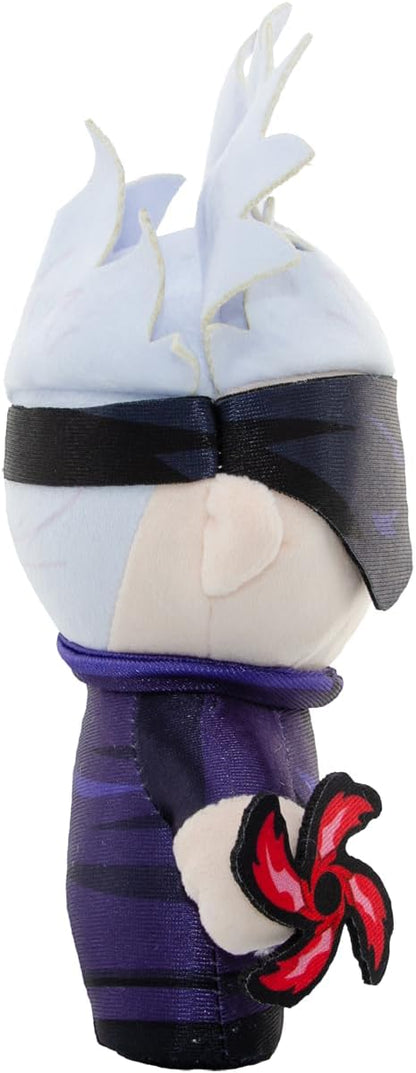 YuMe DZNR Jujutsu Kaisen Jouet en peluche – Satoru Gojo Hero Box Collectable de 13 cm | Marchandise sous licence Crunchyroll | Cadeau pour enfants, adultes et fans de manga | Obtenez les 4 peluches