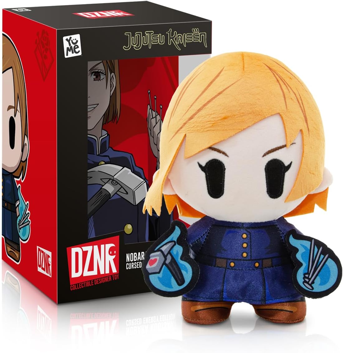 Jujutsu Kaisen Nobara Kugisaki Unisexe Figurine en Peluche Multicolore Polyester