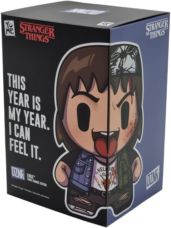 BANDAI Stranger Things Merchandise Eddie Plush Toy,19cm Freestanding Eddie Cuddly Plushie,DZNR Collectable Soft Toys For All Fans Of Cute Things Make Great Stranger Things Gifts Stranger Things Eddie