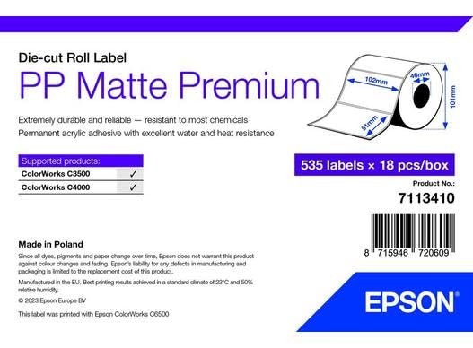 Specials/Other Brand EPSON Model Epson 7113410 Printer Label White Self-Adhesive Printer Label