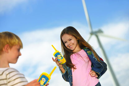 Lexibook Minions - Avonturiersset voor kinderen, Walkie-Talkies, Verrekijkers, Kompas, Zaklamp, Blauw/Geel, RPTW12DES Verschrikkelijke ikke