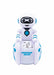 LEXIBOOK, Powerman Roller, My tumble robot, Light and sound effects, Built-in gyroscope, ROB01, White/Blue