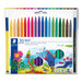 STAEDTLER 326 C20 Fibre-Tip Pen in Cardboard Pack - Assorted Colours (Pack of 20) 1 count (Pack of 1)