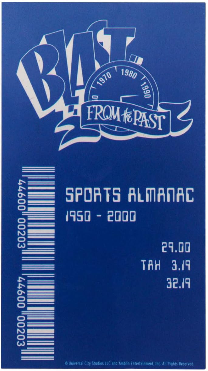 Back to the Future Limited Edition Sport Almanac Ingot