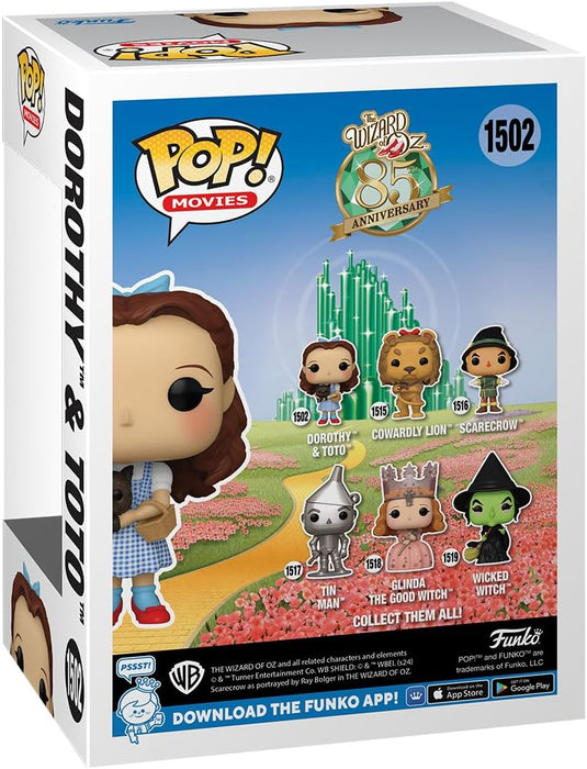 Funko POP! & Buddy: the Wizard Of Oz - Dorothy Gale With Toto - Collectable Vinyl Figure - Gift Idea - Official Merchandise - Toys for Kids & Adults - Movies Fans - Model Figure for Collectors
