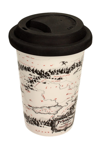 El Señor de los Anillos Teether Map Coffee Tumbler