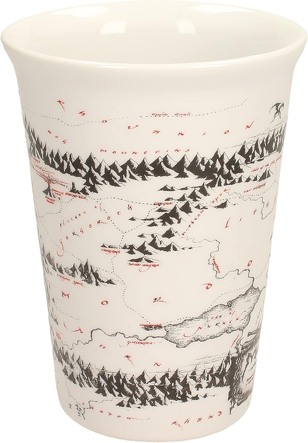 El Señor de los Anillos Teether Map Coffee Tumbler