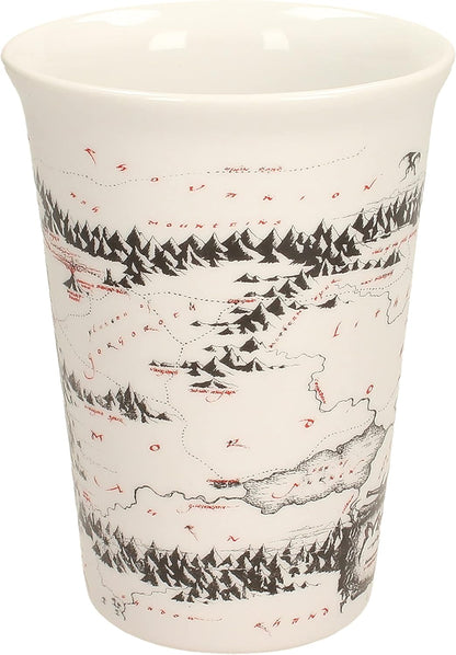 El Señor de los Anillos Teether Map Coffee Tumbler