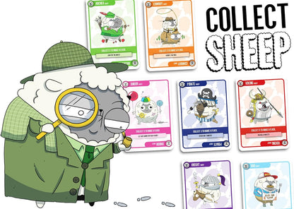 Sheep in Disguise - The Original Core Game, Card Game Packed Full of Sheep, Ages 10+, 2-6 Players, 20-45 Min, Gold