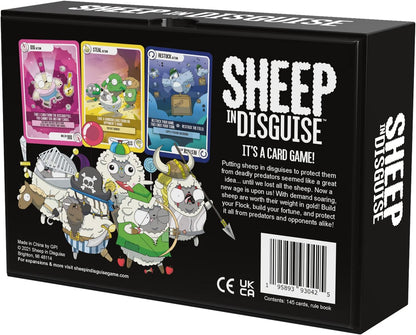 Sheep in Disguise - The Original Core Game, Card Game Packed Full of Sheep, Ages 10+, 2-6 Players, 20-45 Min, Gold