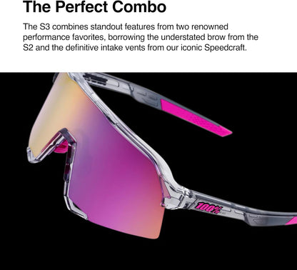 100% MTB-Sportbrille S3 Weiß
