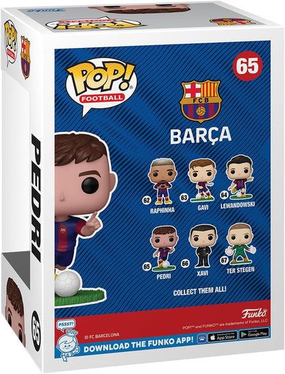 Funko POP! Football: Barcelona - Pedri Lopez - Barcelona FC - Collectable Vinyl Figure - Gift Idea - Official Merchandise - Toys for Kids & Adults - Sports Fans - Model Figure for Collectors