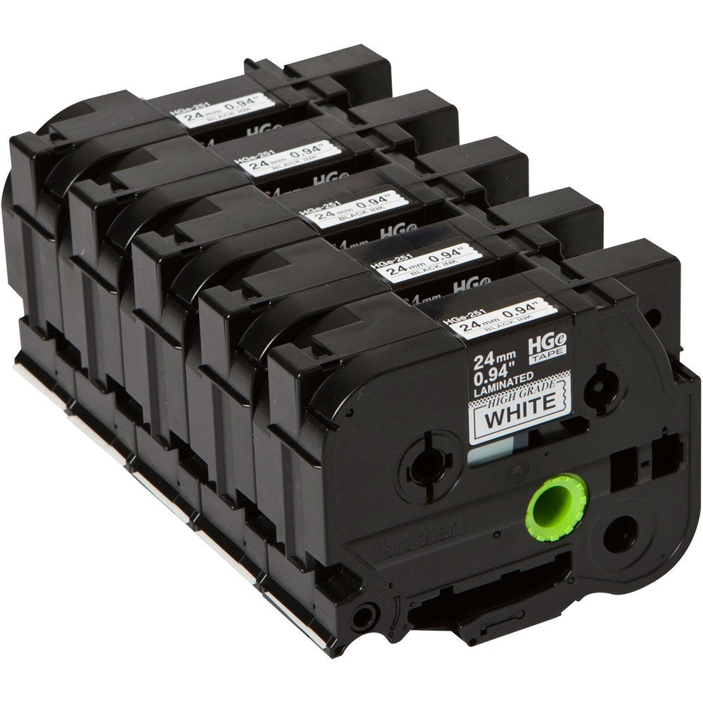 Brother HGE251V5 Nastro Laminato, 24 mm