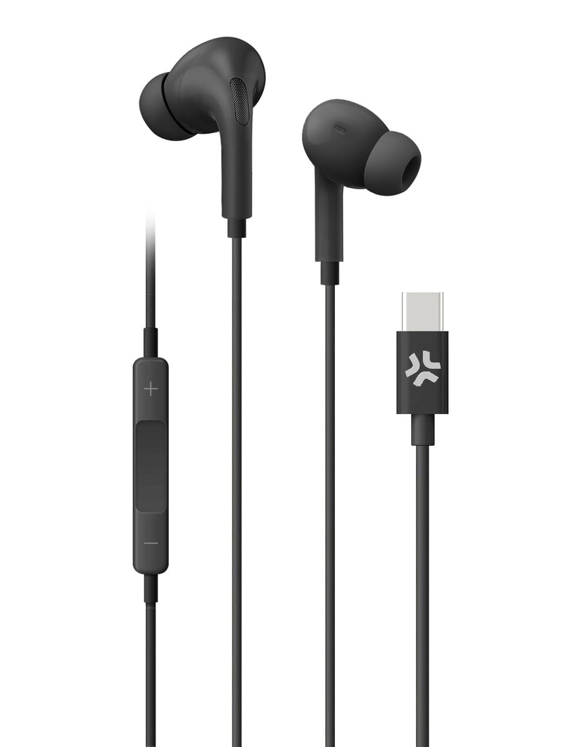 Celly UP1200 C-Type Wired in Ear Stereo Earphone, Black