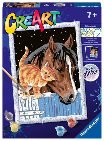 Ravensburger - CreArt Series D Unusual Friends, Paint 7+ Years, 202171