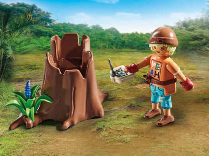 PLAYMOBIL Dinos 71525 Beobachtungsstation für Dimorphodon, inklusive Drohne mit Kamera sowie weiteren spannendes Accessoires, nachhaltiges Spielzeug für Kinder ab 4 Jahren
